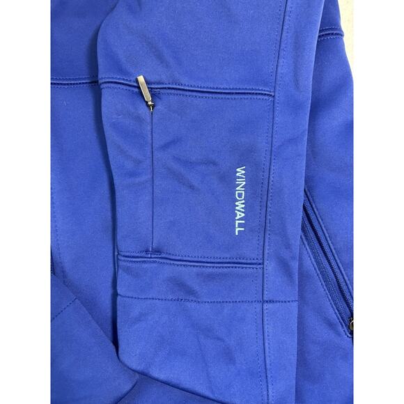 Women's The North Face Apex Risor Windwall Blue Jacket Size Medium - Picture 5 of 8